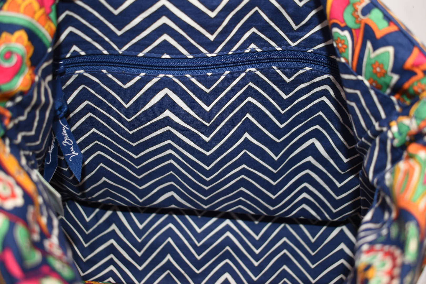 Vera Bradley Two-Way Convertible Tote Bag in "Venetian Paisley" Pattern