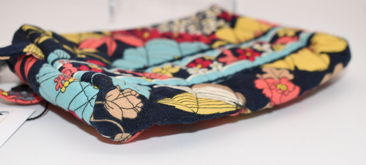 Vera Bradley Medium Cosmetic Bag in "Happy Snails" Pattern