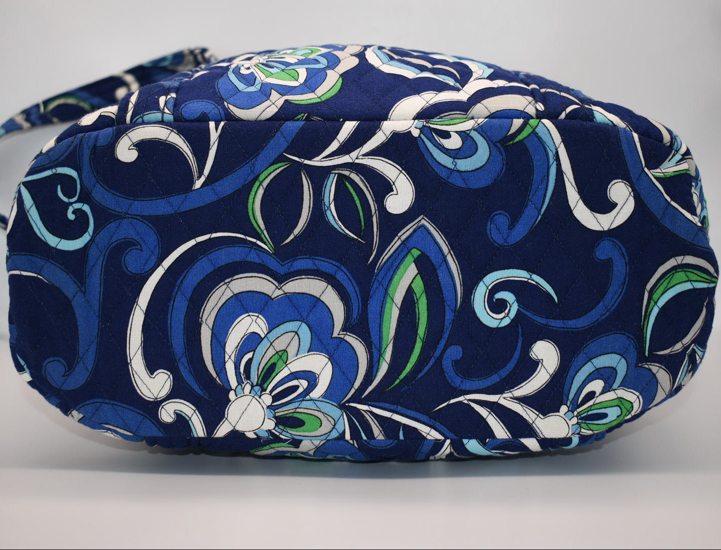 Vera Bradley Large Vera Tote Bag in "Mediterranean Blue" Pattern