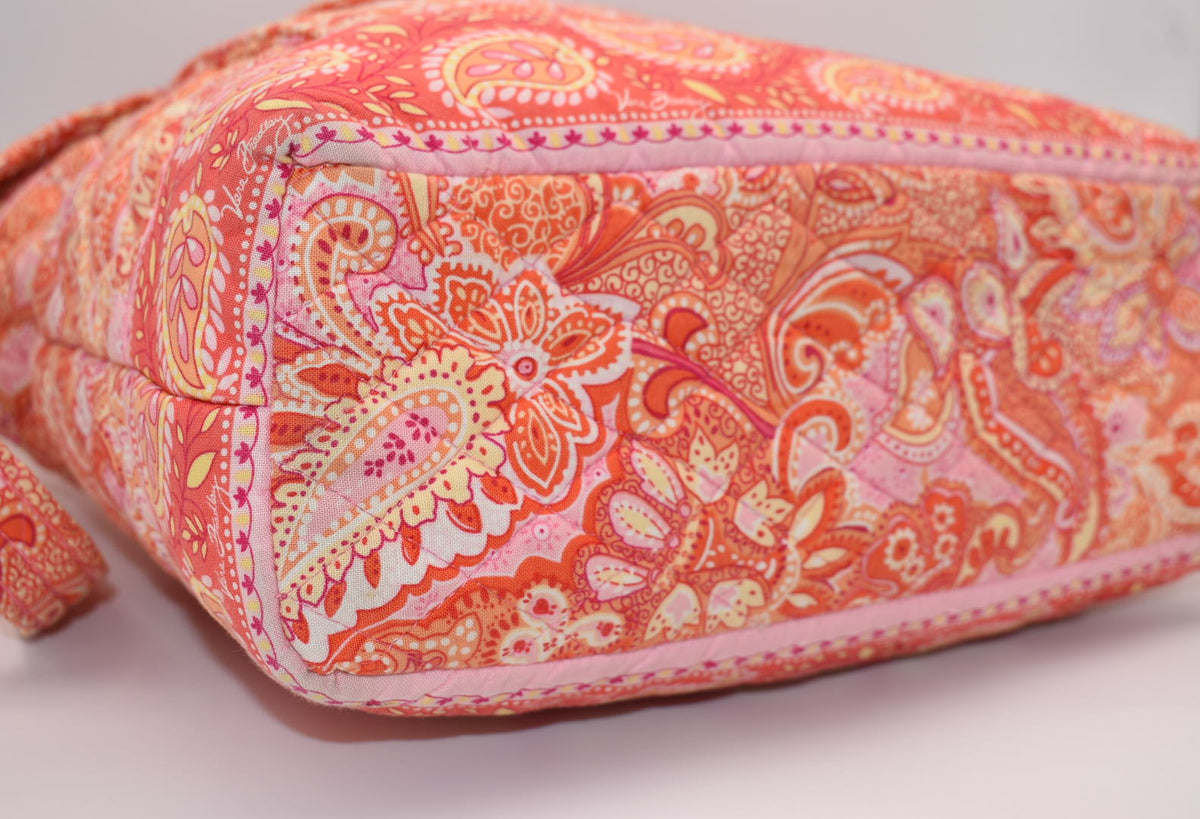 Vera Bradley Villager Tote Bag in "Sherbet" Pattern