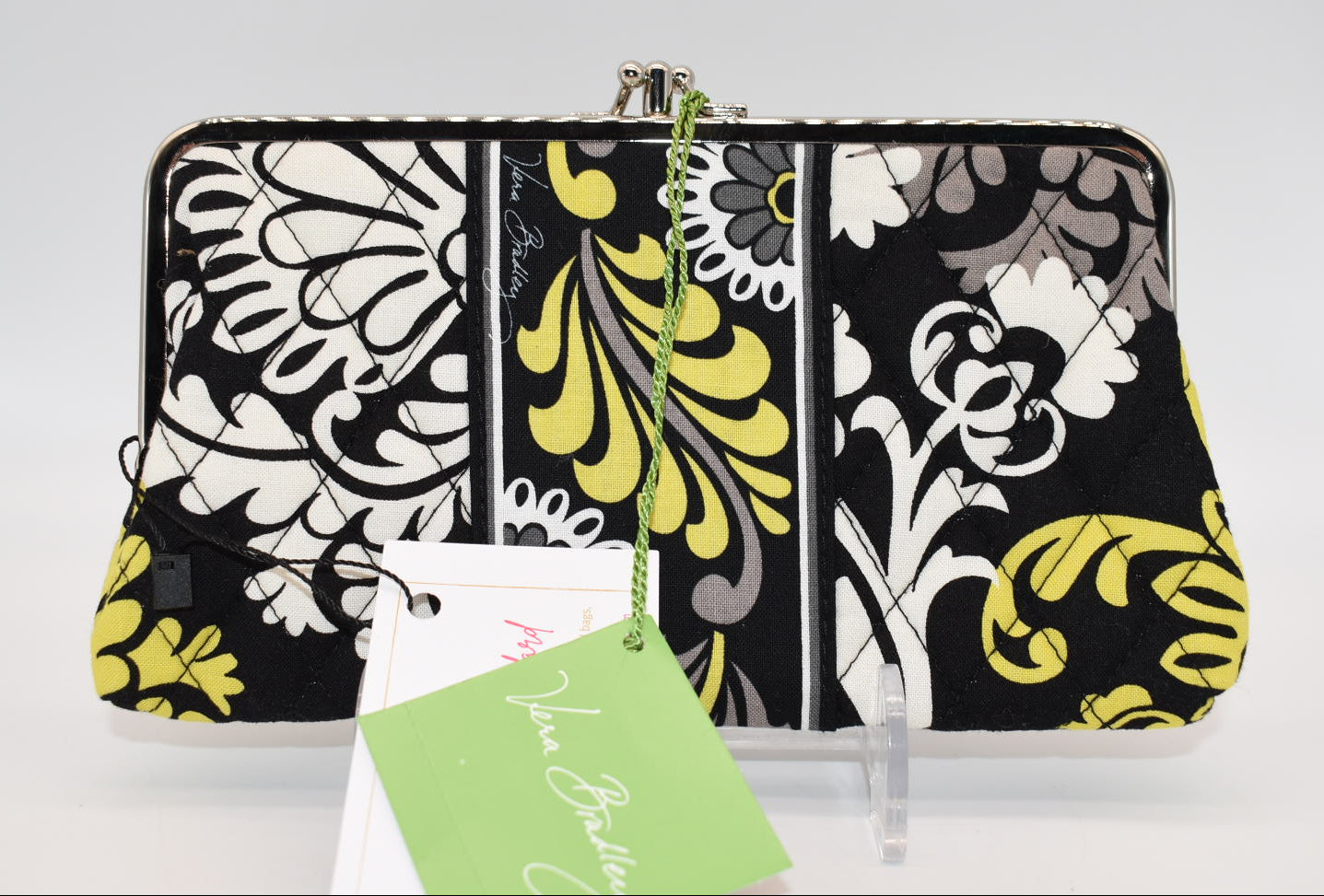 Vera Bradley Double Kisslock Wallet in "Baroque" Pattern