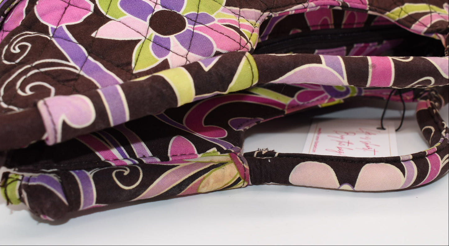 Vera Bradley Gabby Tote Bag in "Purple Punch" Pattern