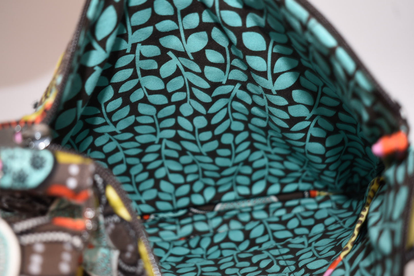 Vera Bradley Hipster Crossbody Bag "Flower Shower" Pattern
