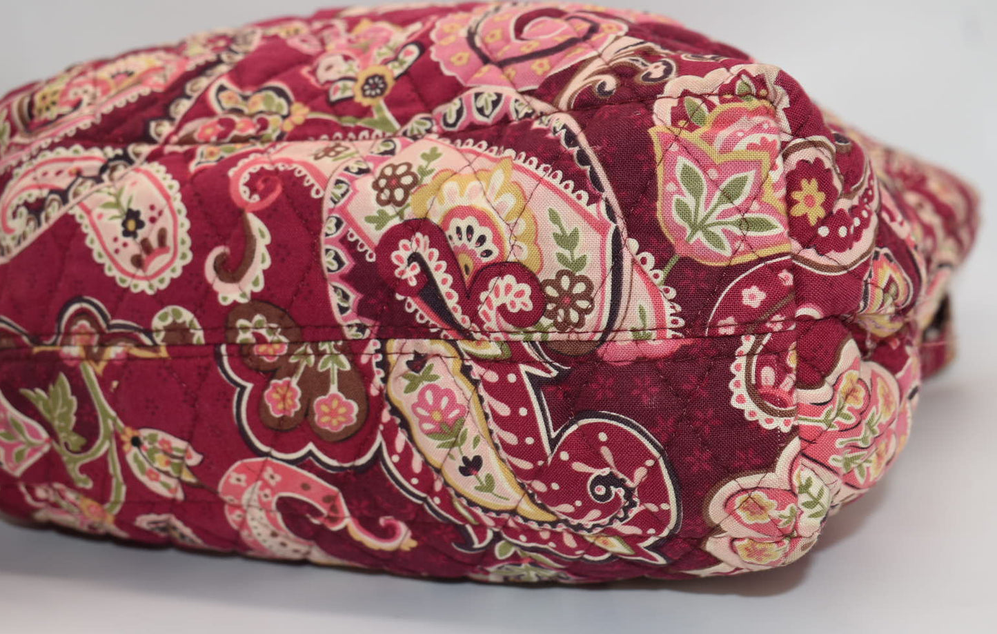 Vera Bradley Quilted Cotton Tote Bag in "Piccadilly Plum" Pattern