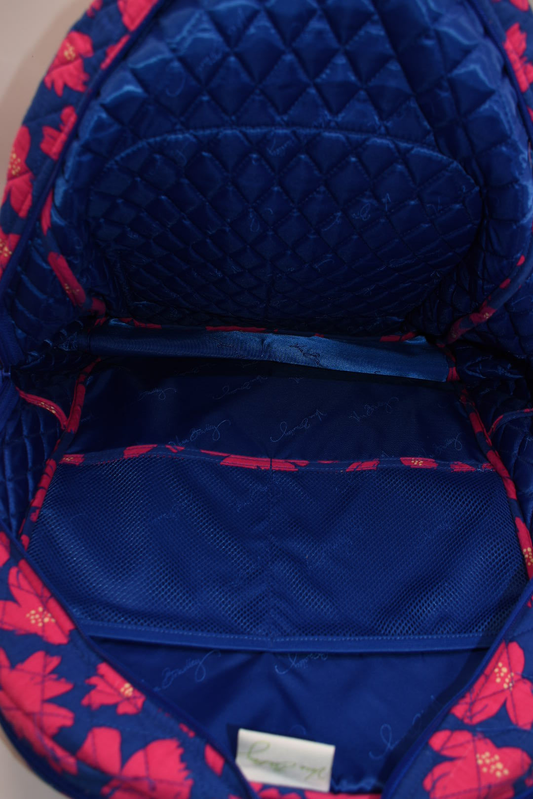 Vera Bradley Campus Backpack in "Art Poppies" Pattern