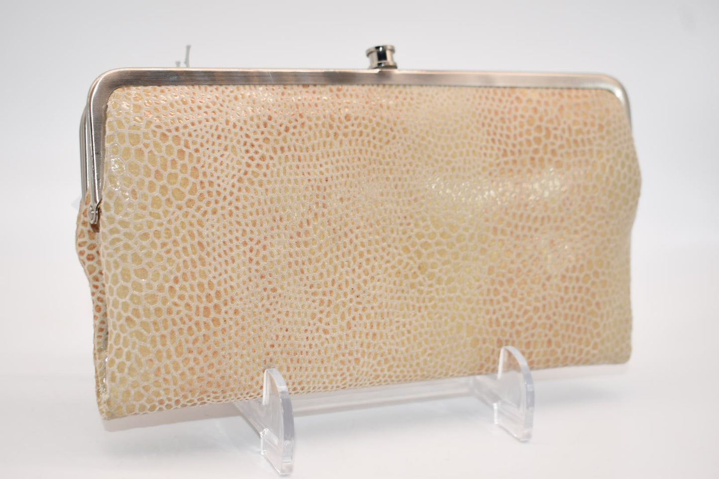 HOBO Lauren Clutch Wallet in Honey Snake