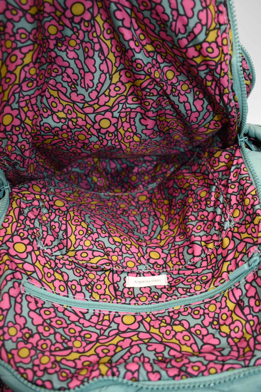 Vera Bradley Large Bancroft Backpack in "Mint Green"
