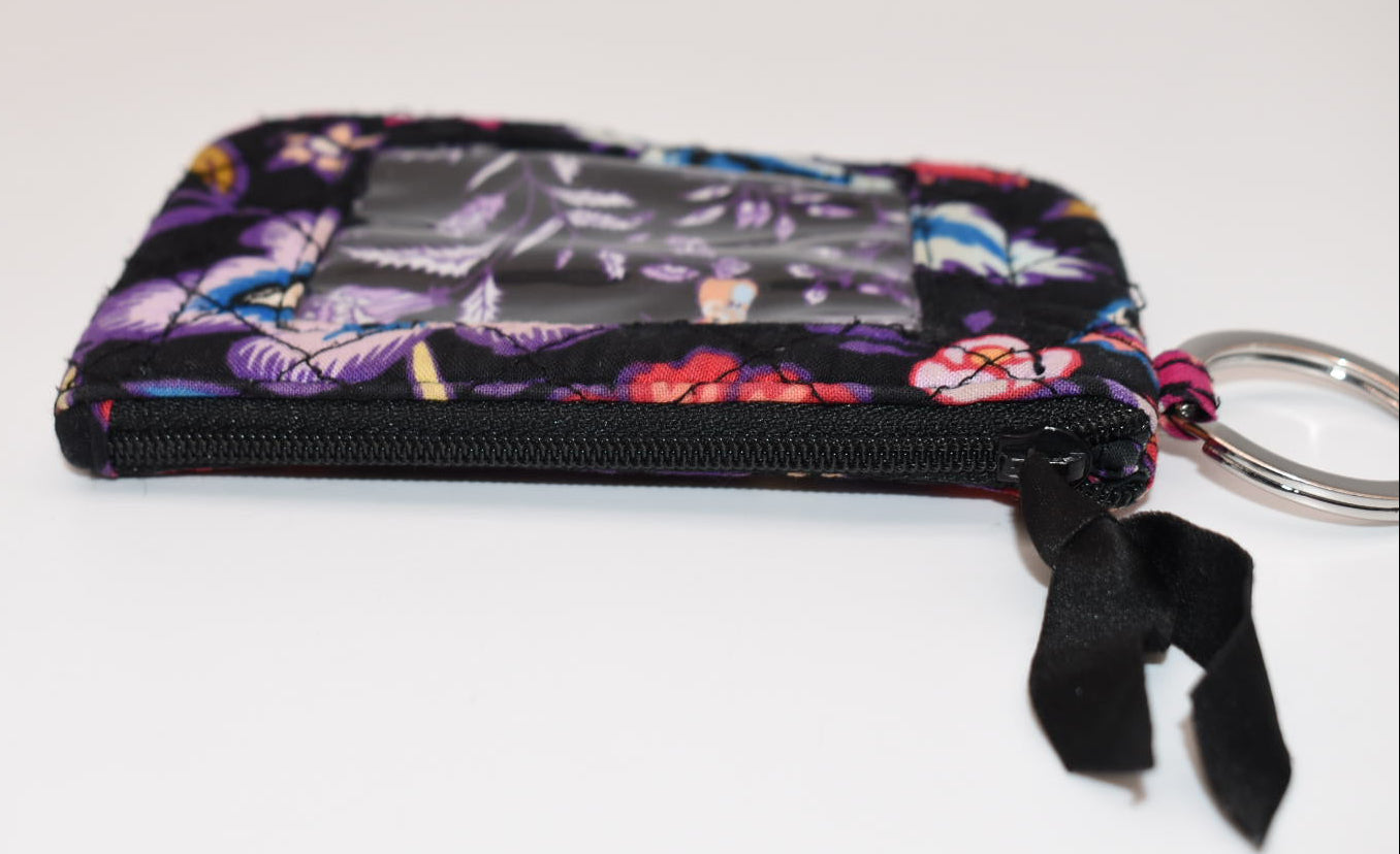 Vera Bradley Zip ID Case in "Foxwood" Pattern