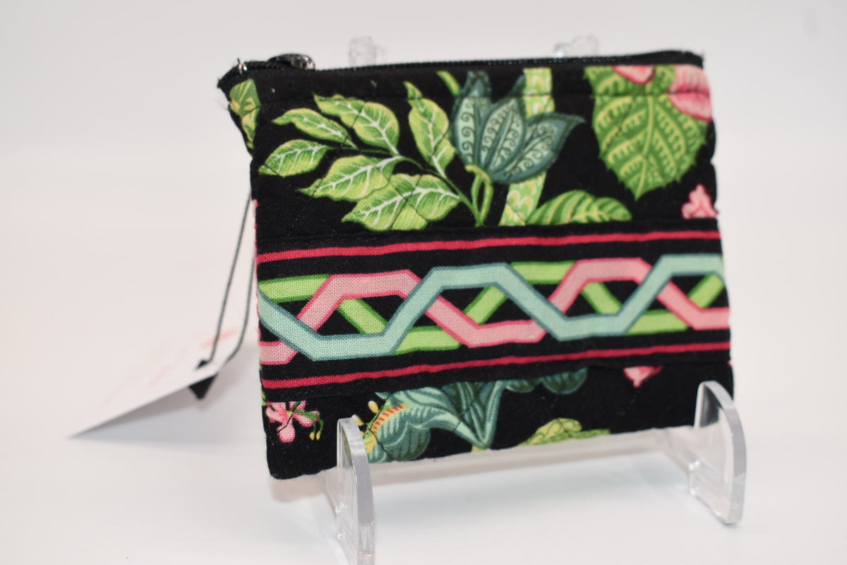 Vera Bradley Zip Coin Wallet in "Botanica" Pattern