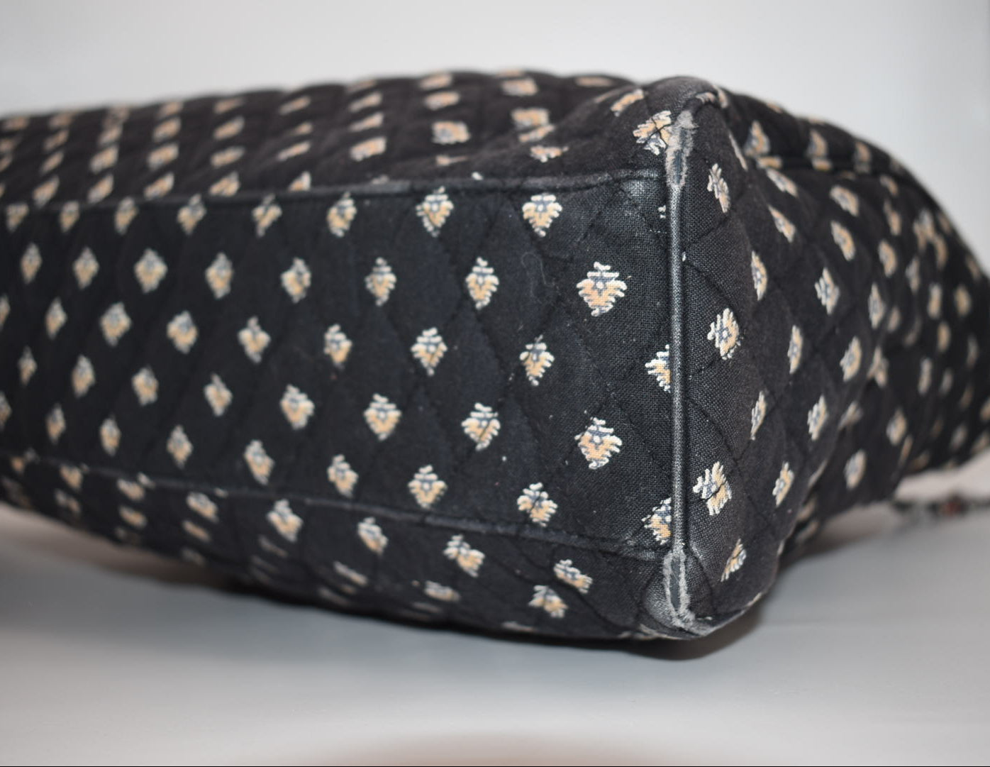 Vera Bradley Laptop Work Tote Bag in "Classic Black" Pattern