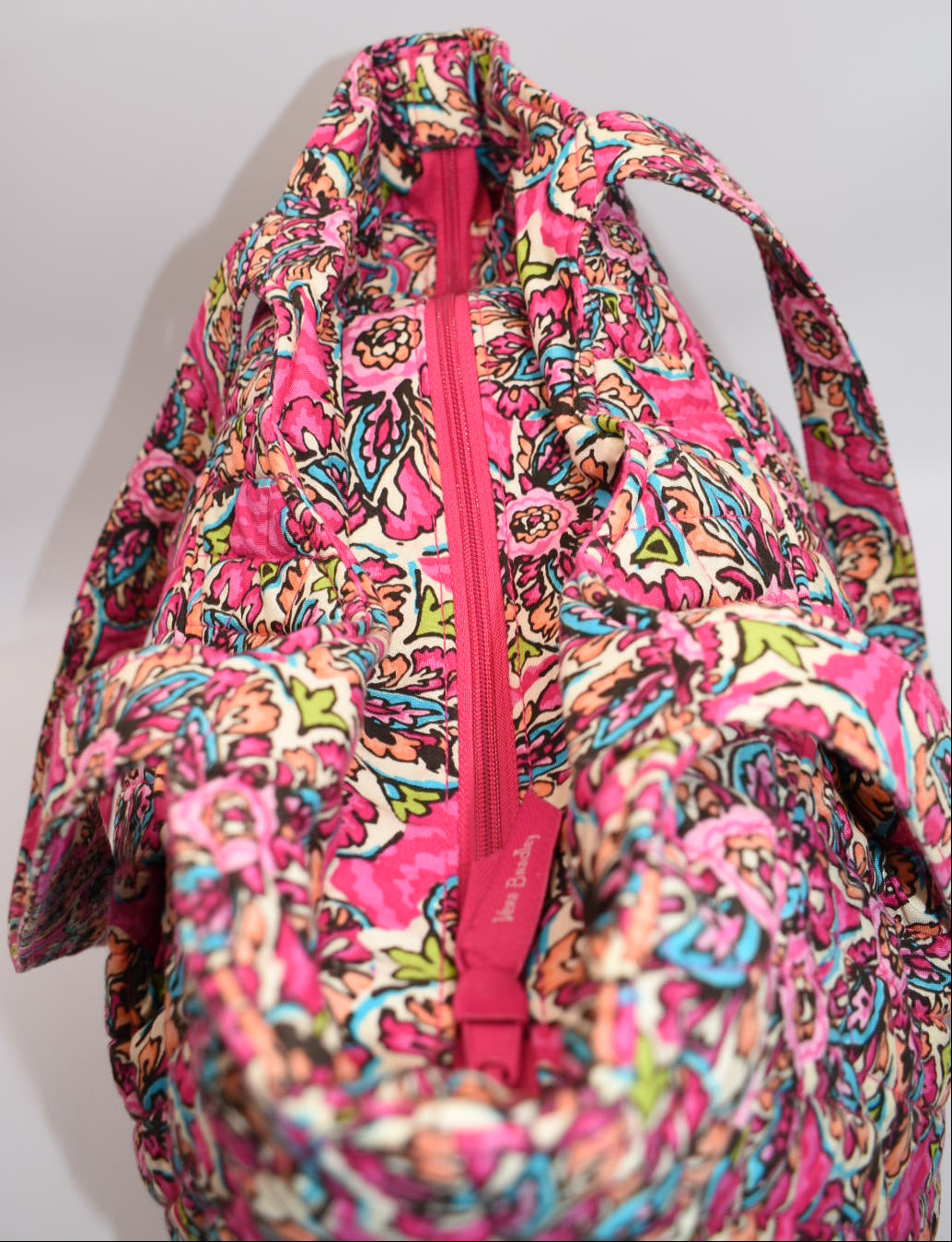 Vera Bradley Large Glenna Tote Bag in "Sunburst Floral" Pattern