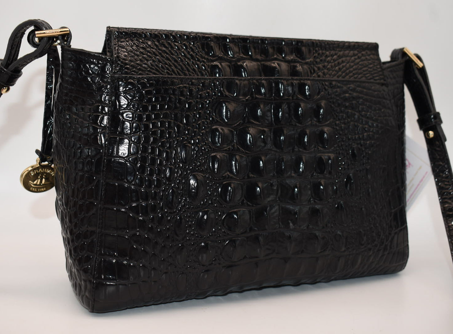 Brahmin Hillary Crossbody Bag in Black Melbourne