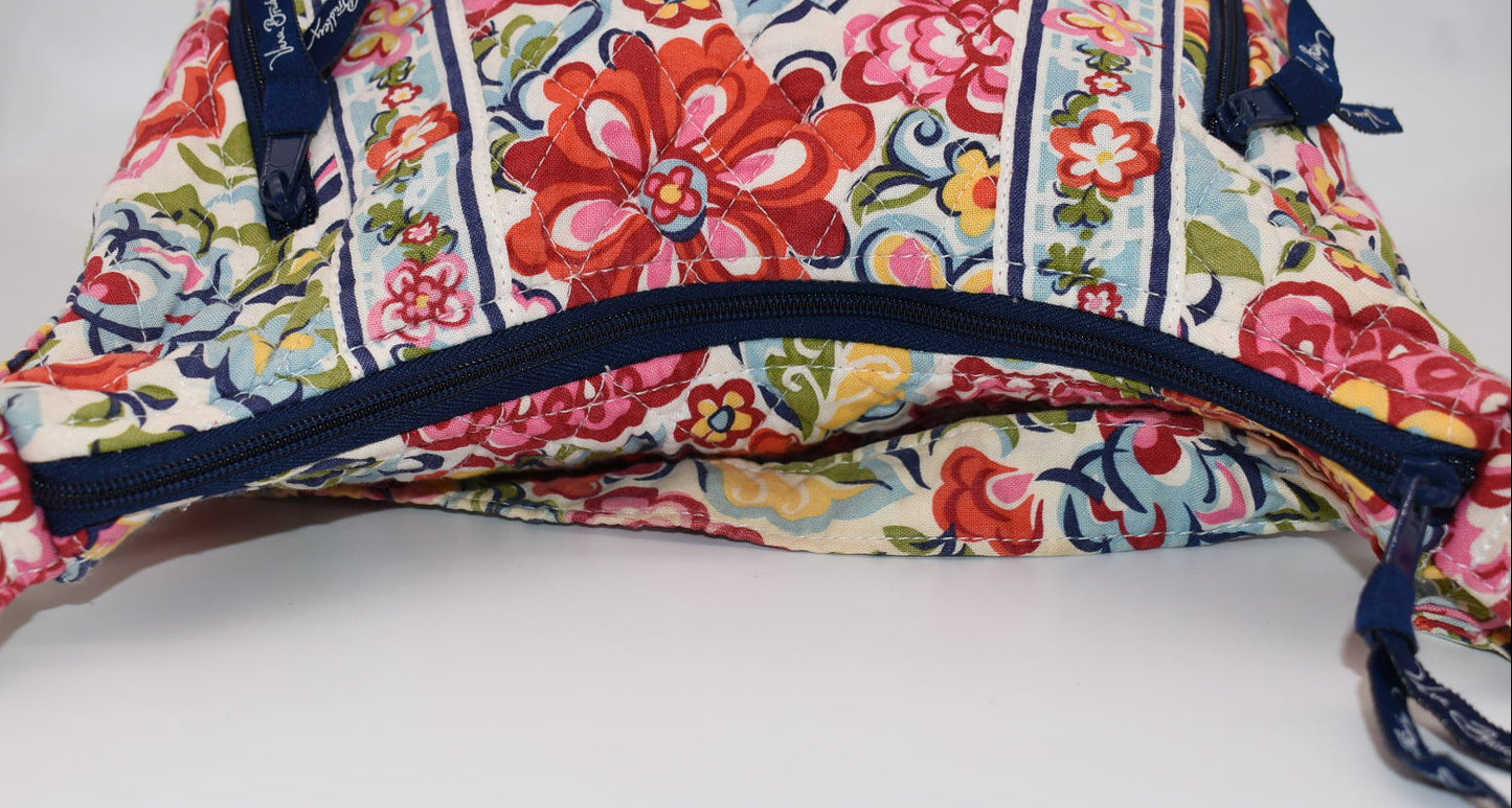Vera Bradley Lisa Hobo Shoulder Bag in "Hope Garden" Pattern