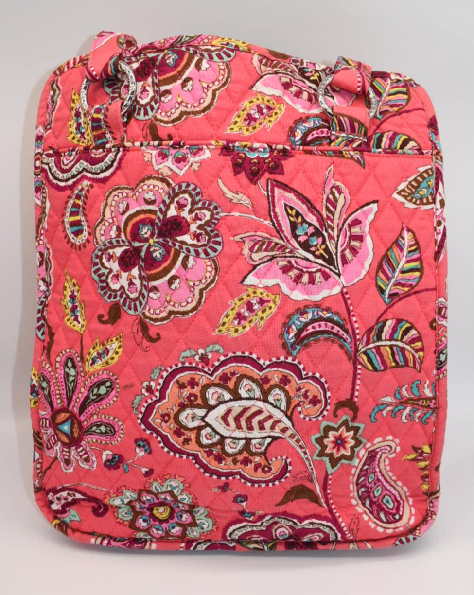 Vera Bradley Tall Tote Bag in "Call Me Coral" Pattern