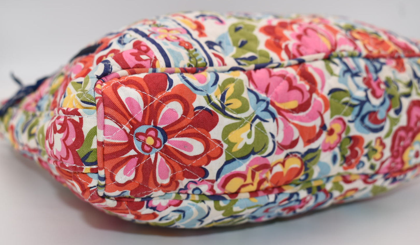 Vera Bradley Lisa Hobo Shoulder Bag in "Hope Garden" Pattern