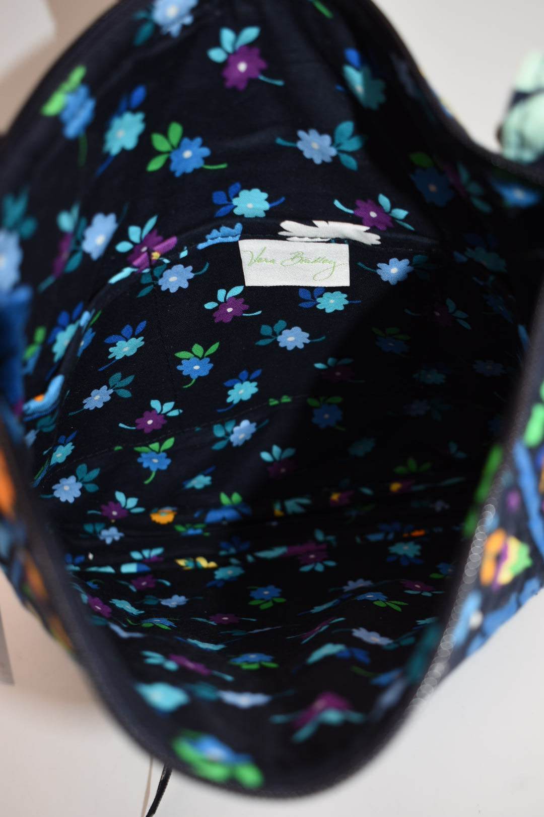 Vera Bradley Hipster Crossbody Bag "Midnight Blues" Pattern