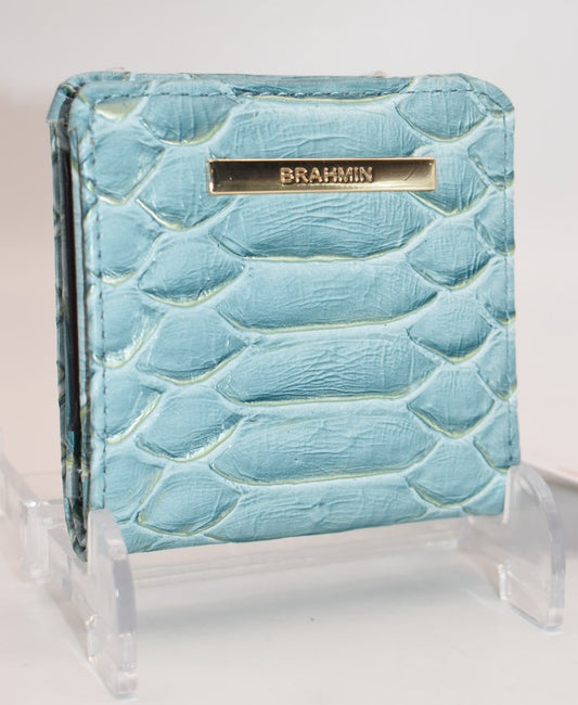 Brahmin Jane Wallet in Limeade All Over Snake