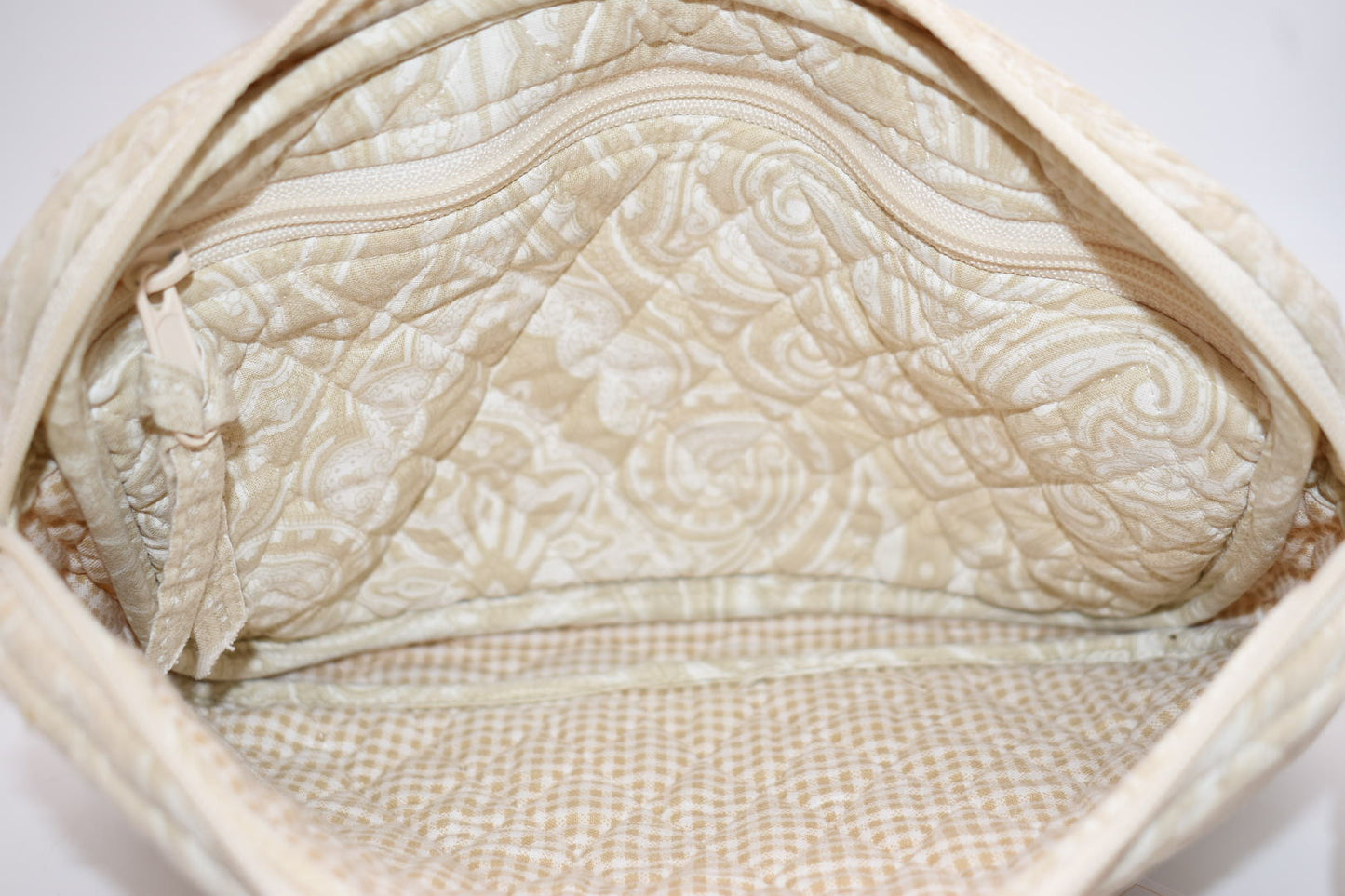 Vintage Vera Bradley Slim Crossbody Bag in "Natural -1995" Pattern