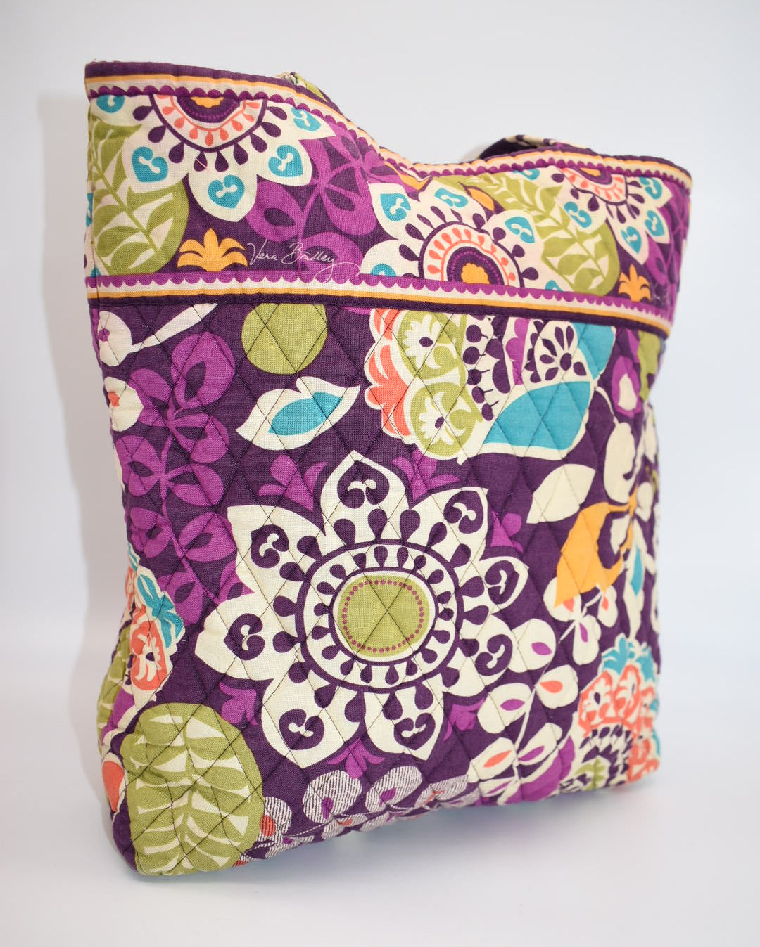 Vera Bradley Everyday Tote Bag in "Plum Crazy" Pattern