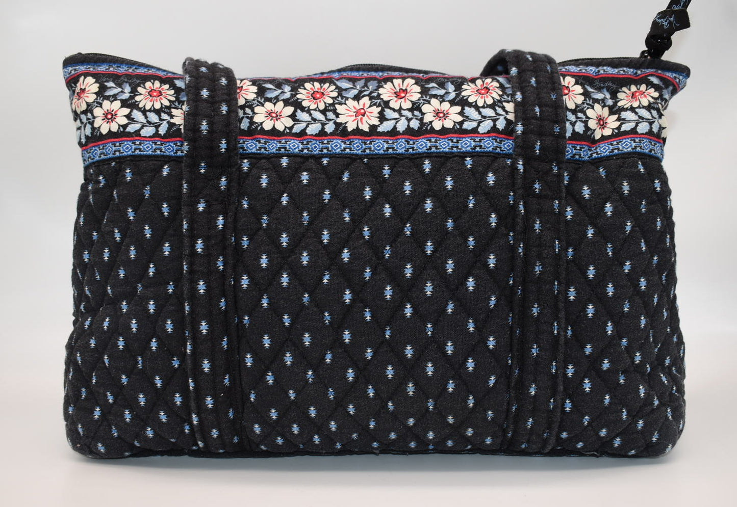 Vera Bradley Large Betsy Shoulder Bag in "Alpine Black" Pattern