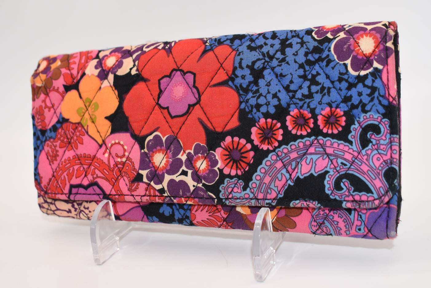 Vera Bradley Trifold Wallet in "Floral Fiesta" Pattern