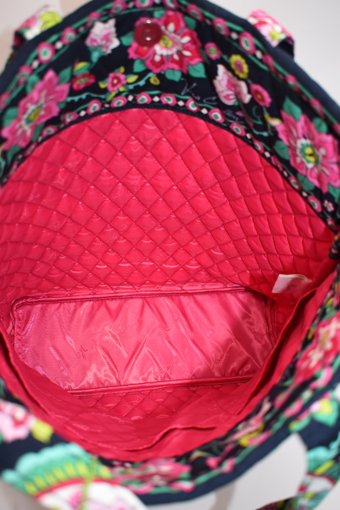 Vera Bradley Quilted Cotton Everyday Tote Bag in "Petal Paisley" Pattern