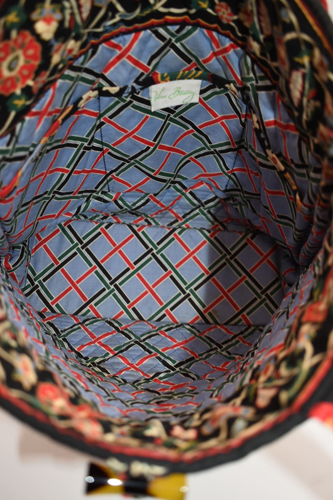 Vera Bradley Quilted Cotton Everyday Tote Bag in "Versailles" Pattern