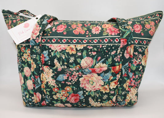 Vintage Vera Bradley Large Paddy Tote Bag in "Springtime- 1993" Pattern