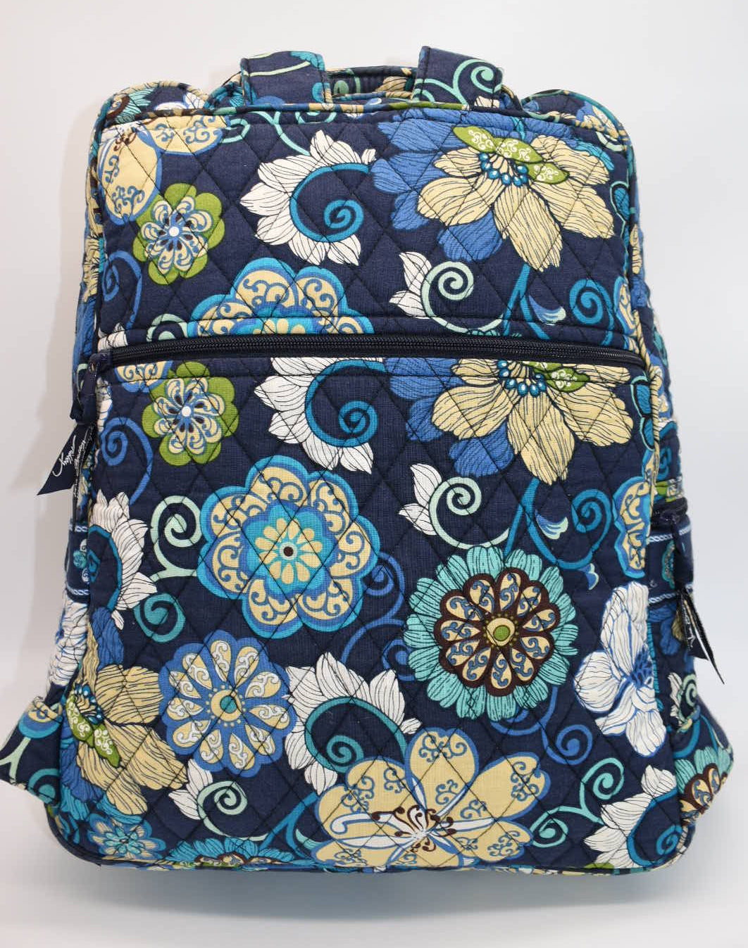 Vera Bradley Large Ultimate Backpack in "Mod Floral Blue" Pattern