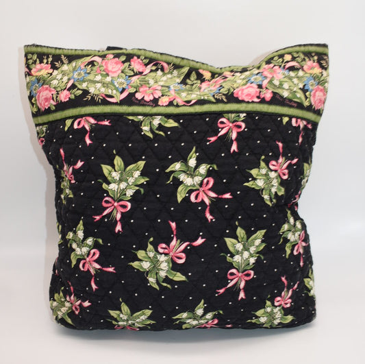 Vera Bradley Quilted Cotton Tote Bag in "New Hope" Pattern