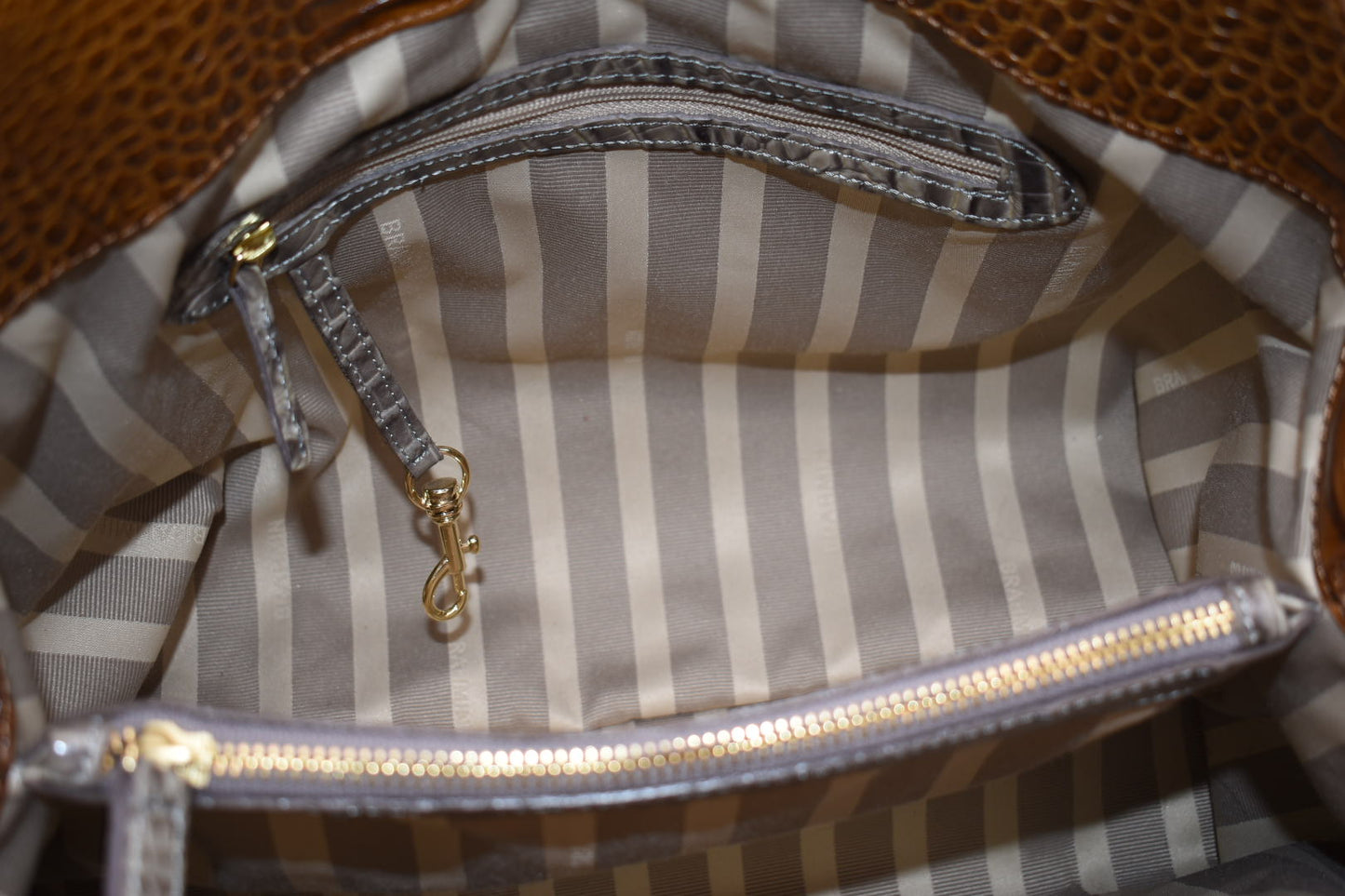 Brahmin Elisa Hobo Shoulder Bag in Tri-Color Melbourne