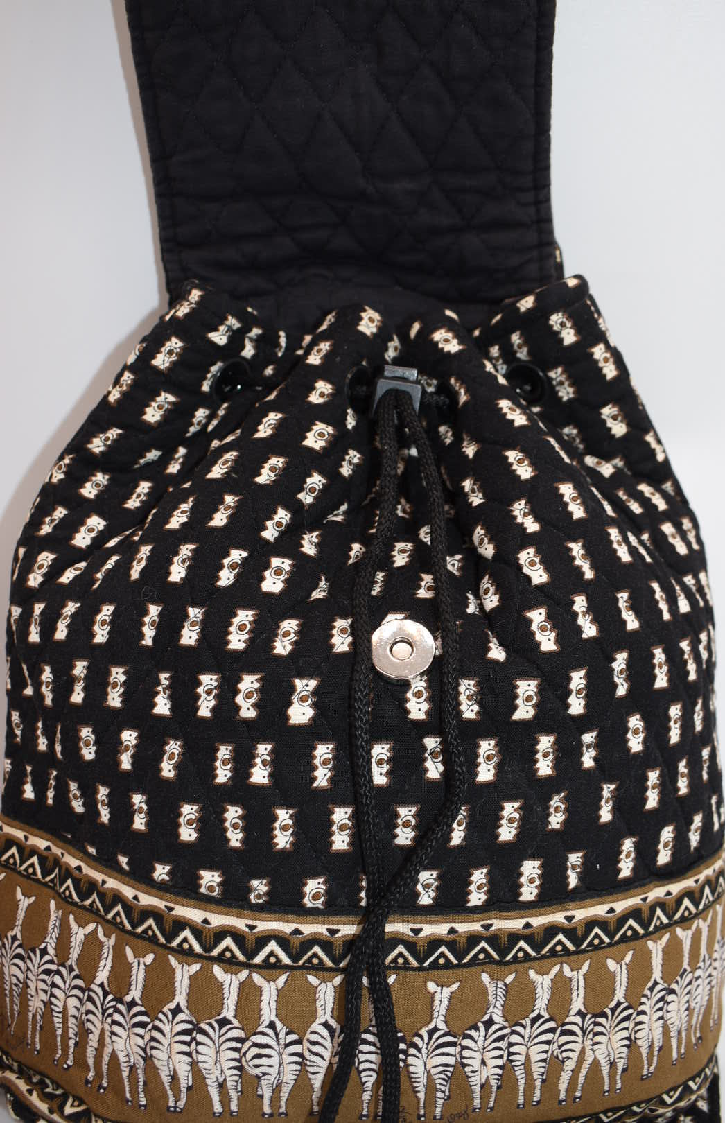 Vera Bradley Mimi Backpack in "Zebras" Pattern