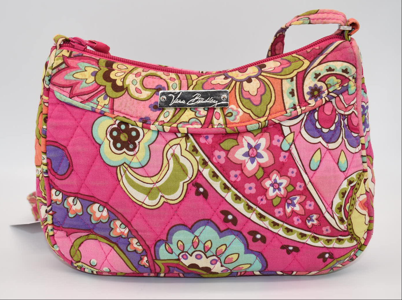 Vera Bradley Little Crossbody Bag in "Pink Swirls" Pattern