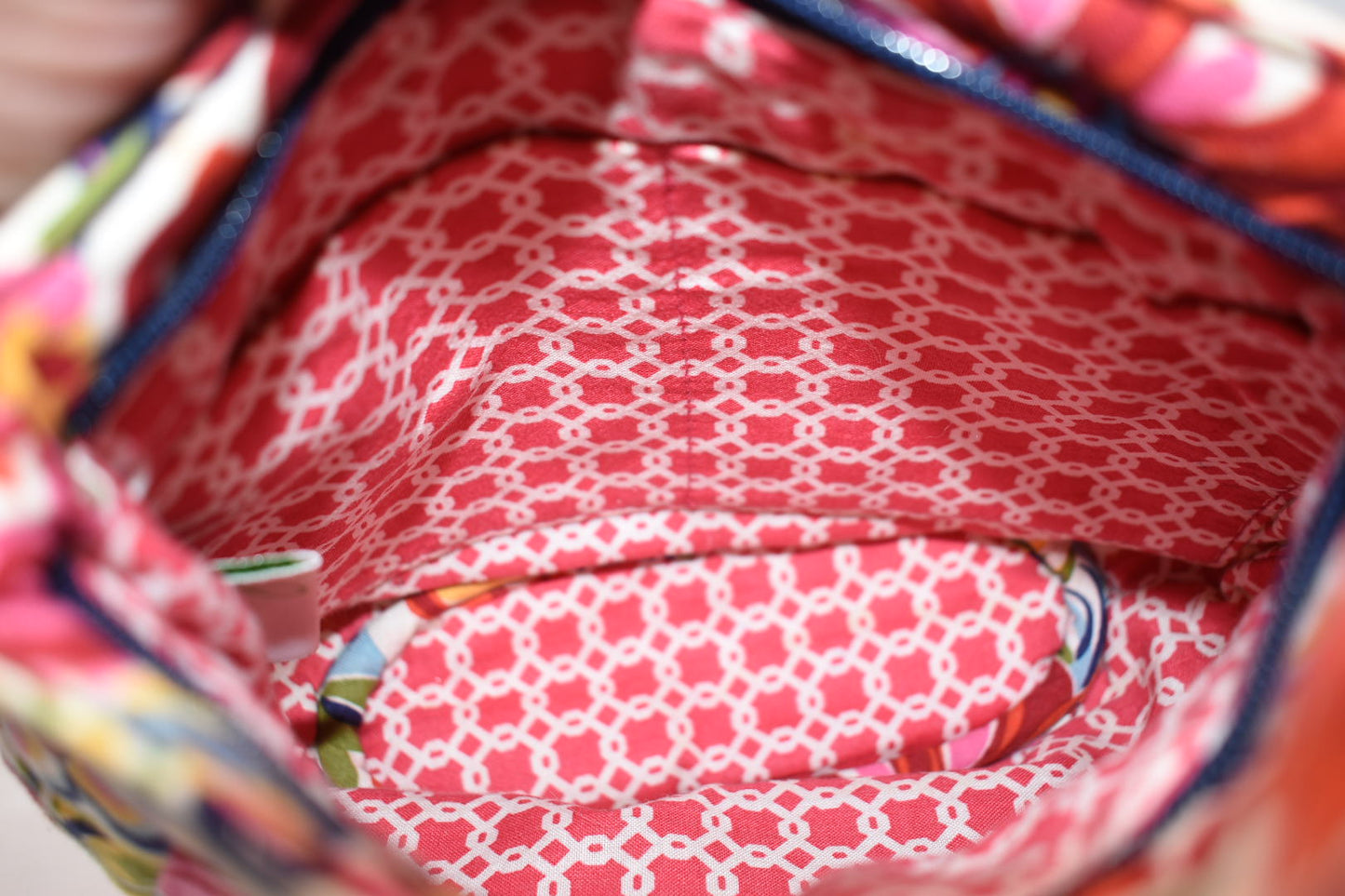 Vera Bradley Hannah Small Pleated Bag in "Hope Garden" Pattern