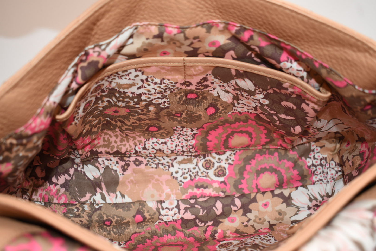 Vera Bradley Cara Convertible Shoulder / Crossbody Bag in Quilted Leather