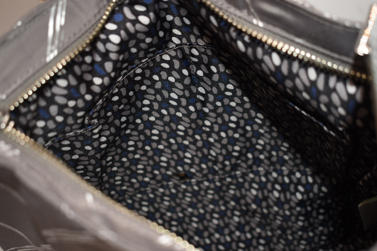 Vera Bradley Preppy Poly Crossbody Bag in Silver