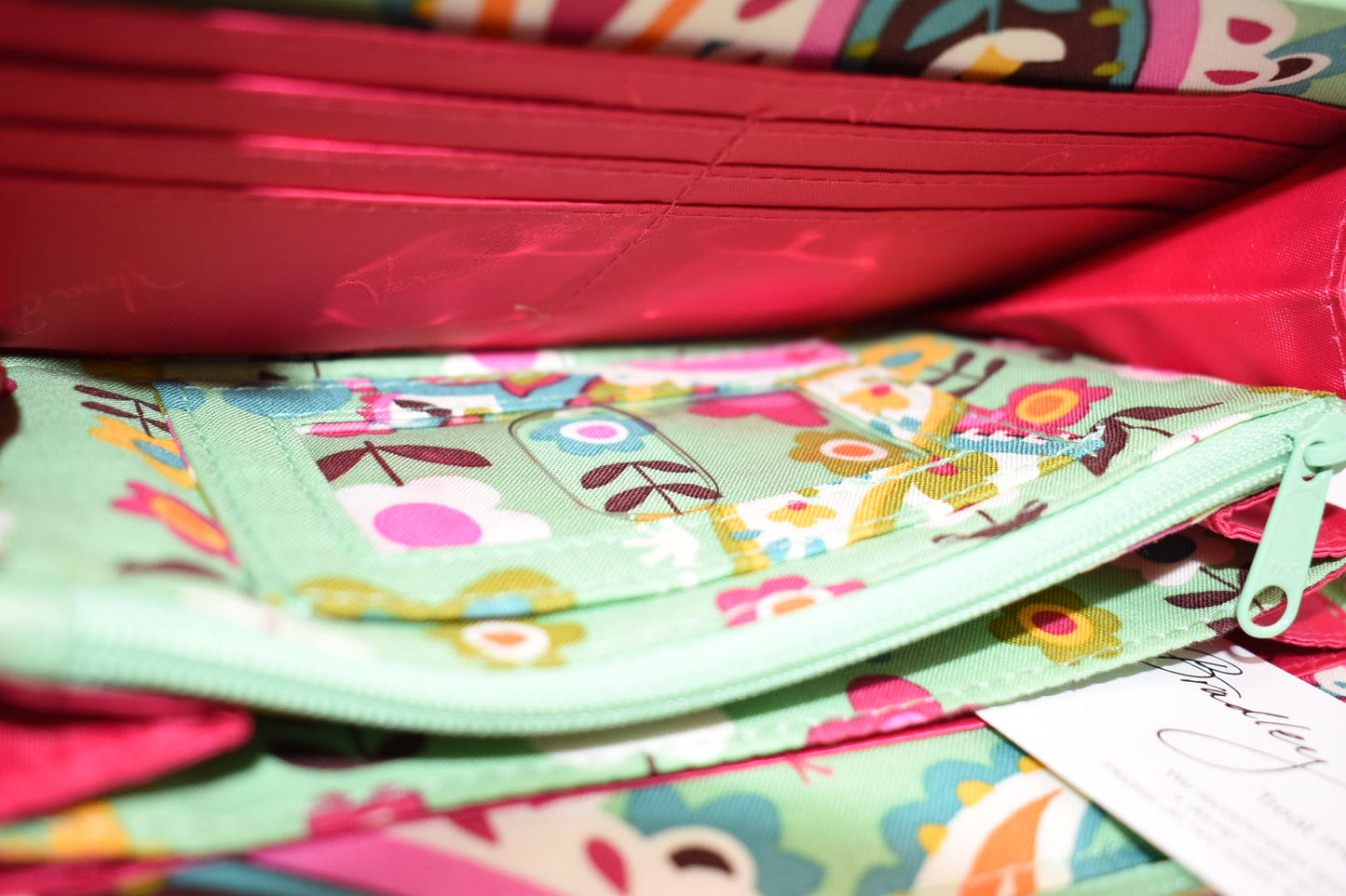 Vera Bradley Accordion Wallet in "Tutti Frutti" Pattern