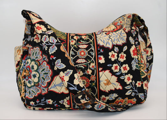 Vera Bradley On The Go Convertible Shoulder Bag in "Versailles" Pattern
