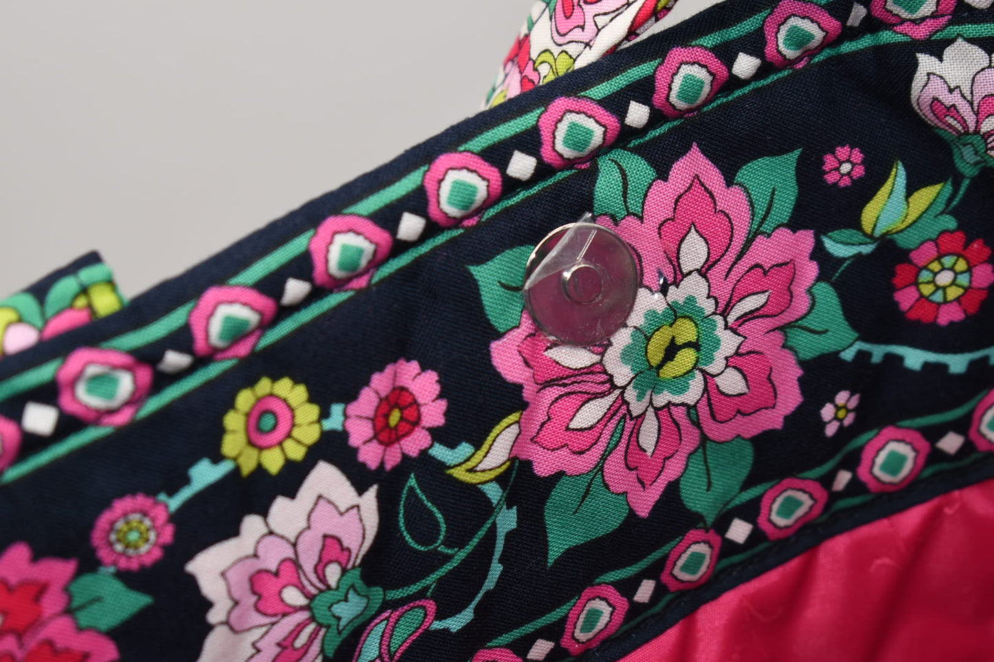 Vera Bradley Quilted Cotton Everyday Tote Bag in "Petal Paisley" Pattern