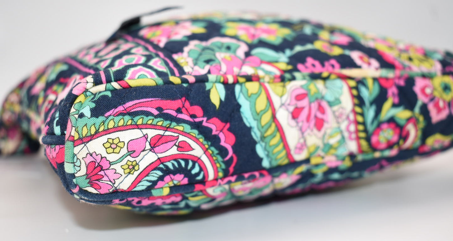 Vera Bradley Hipster Crossbody Bag "Petal Paisley" Pattern