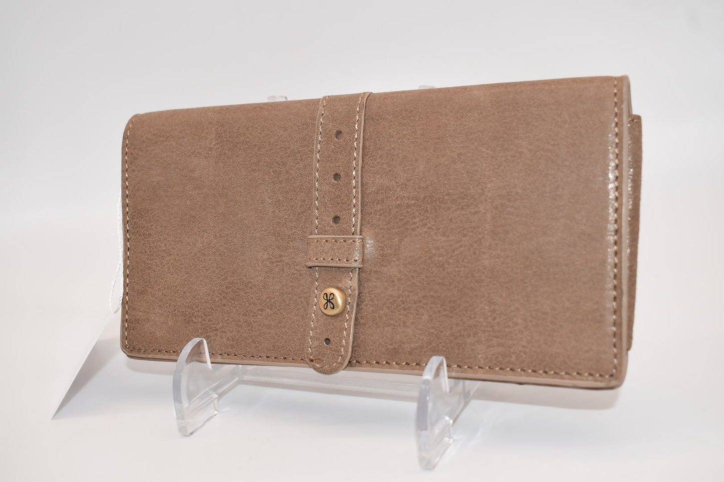 HOBO Alta Leather Continental Wallet in Rose Dust