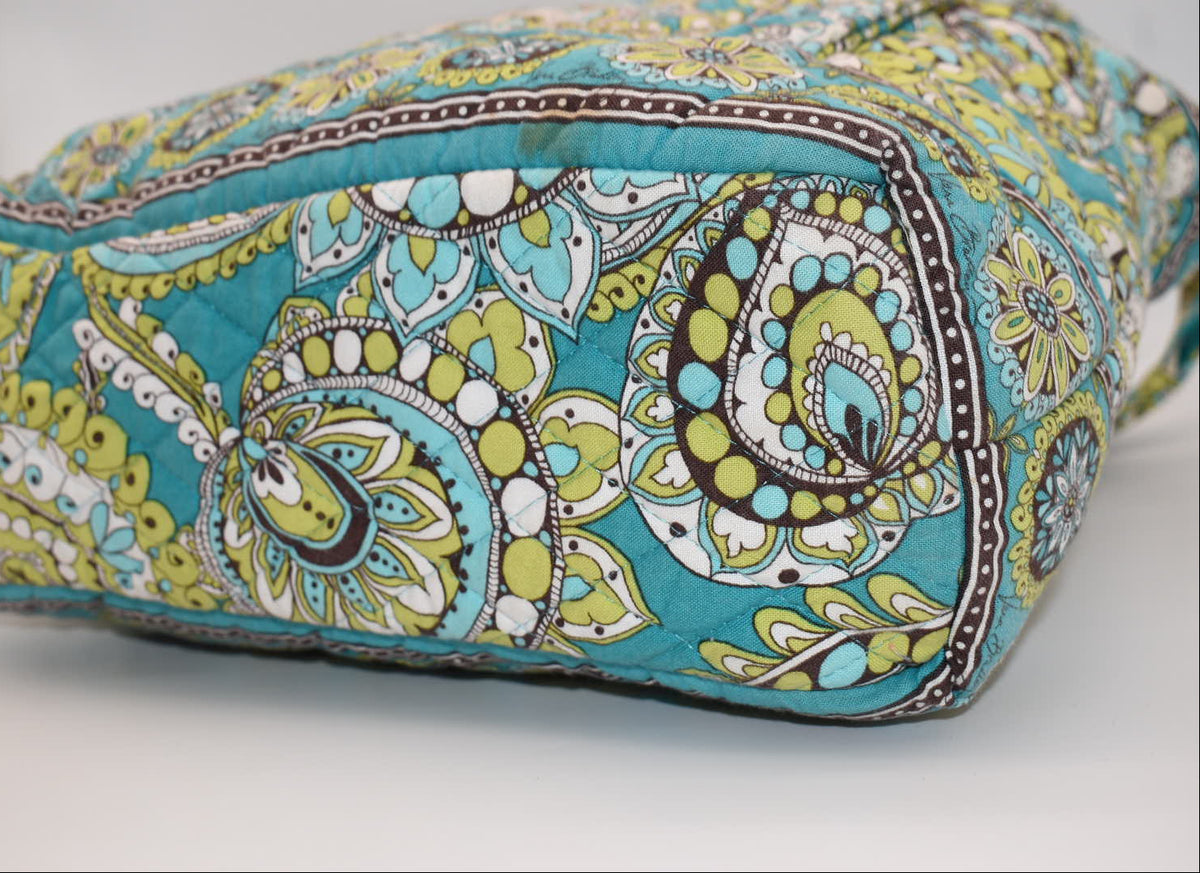 Vera Bradley Villager Tote Bag in "Peacock" Pattern