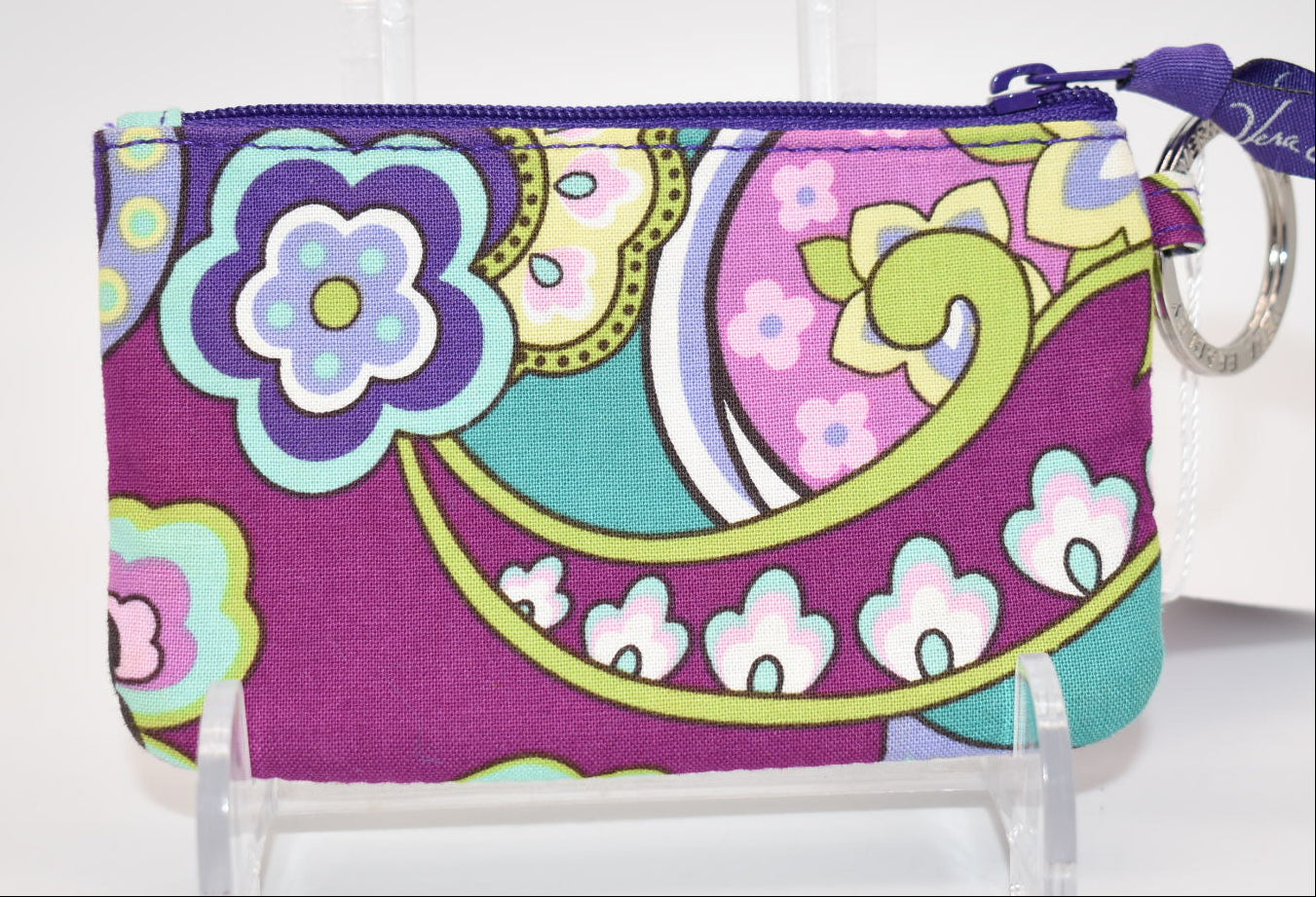 Vera Bradley ID Holder Zip Coin Pouch in "Heather" Pattern