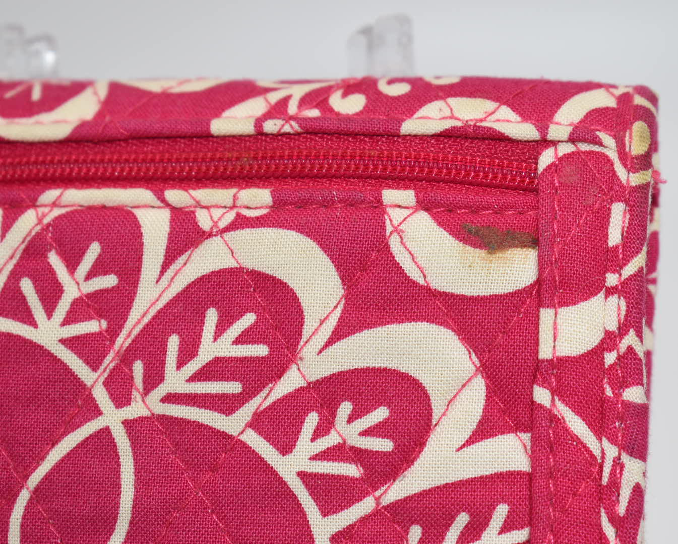 Vera Bradley Trifold Euro Wallet in "Twirly Birds Pink" Pattern