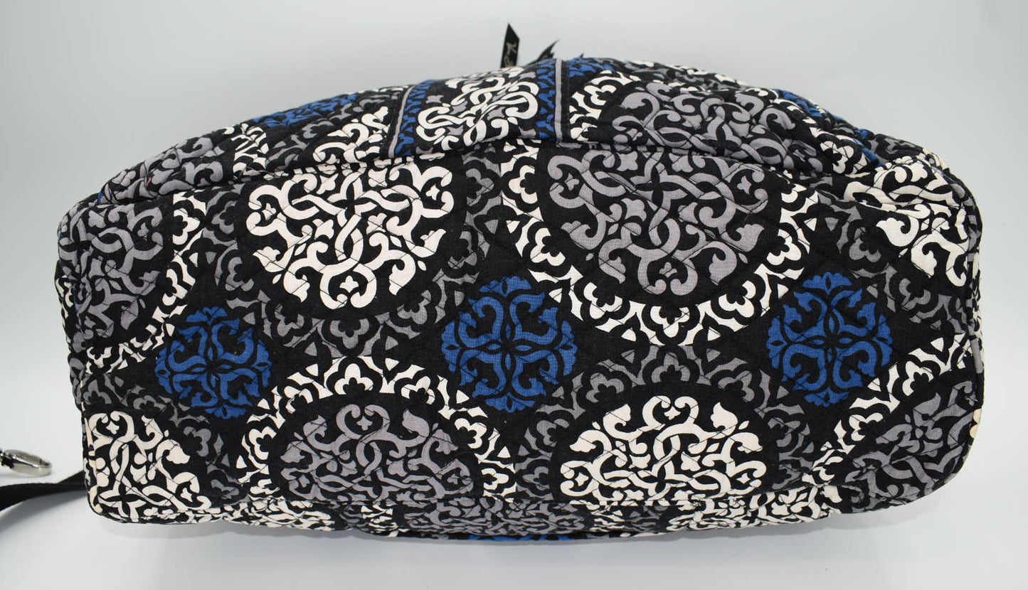 Vera Bradley Weekender Travel Bag in "Cobalt Canterberry" Pattern