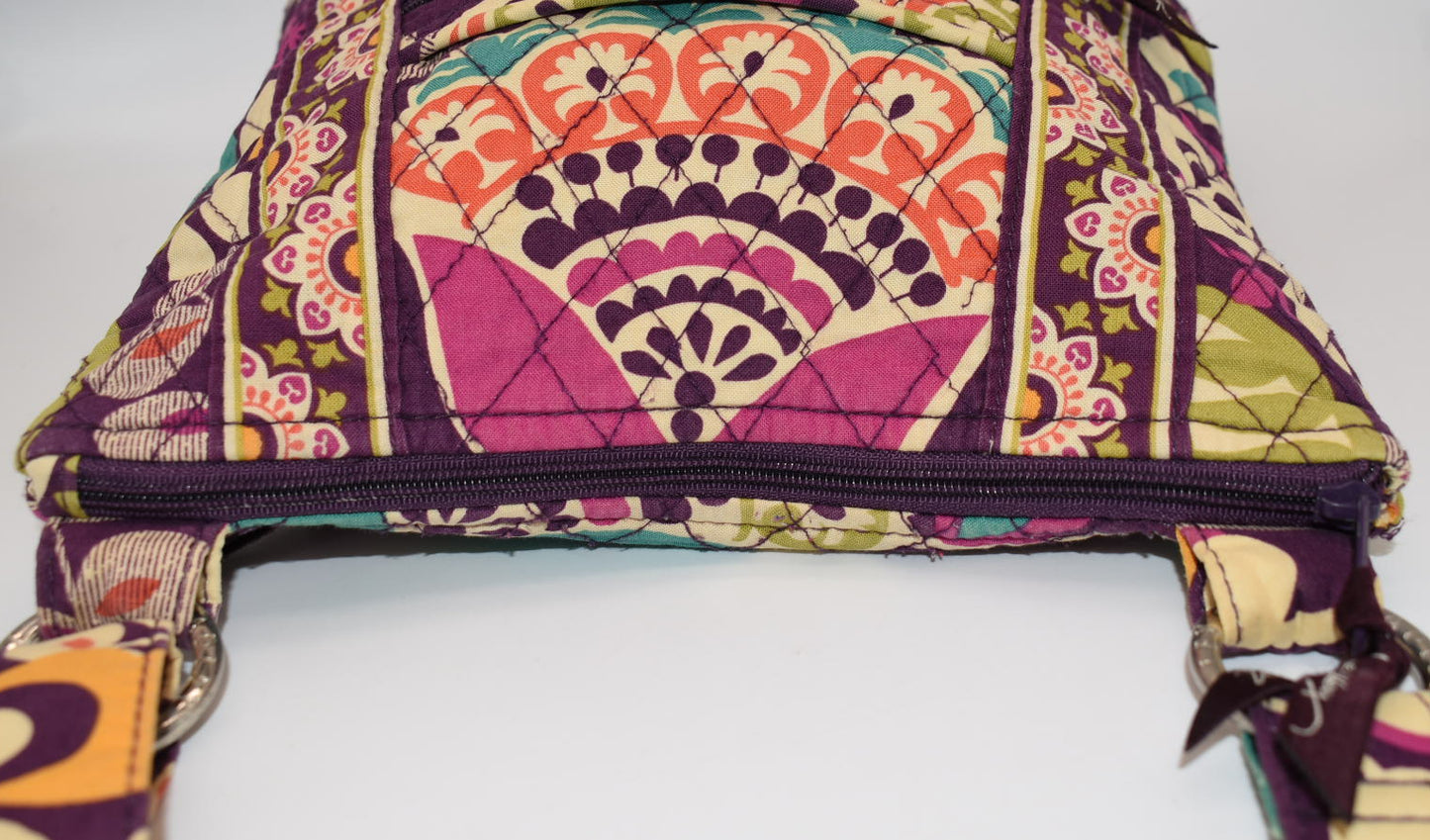 Vera Bradley Hipster Crossbody Bag in "Plum Crazy" Pattern