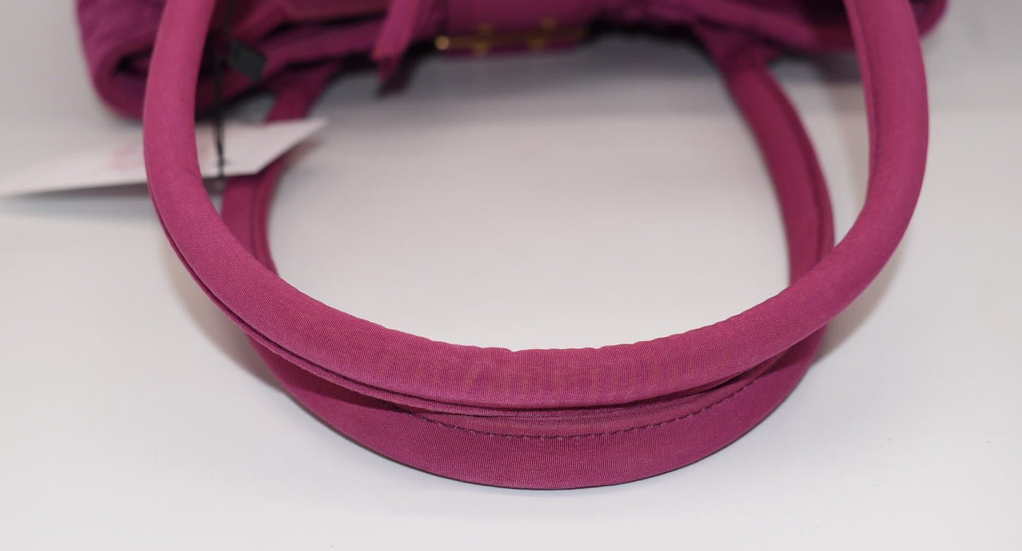 Vera Bradley Triple Compart Buckle Satchel Bag in Microfiber