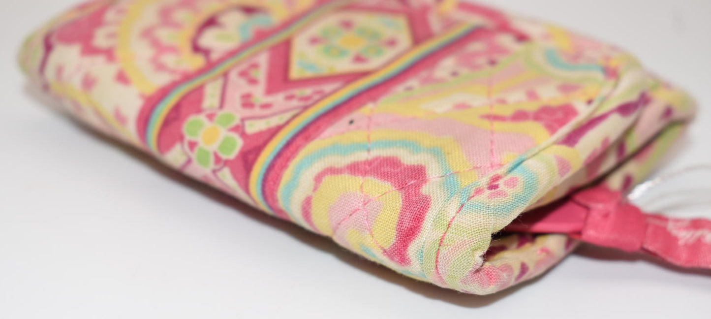 Vera Bradley Small Trifold Wallet in "Capri Melon" Pattern