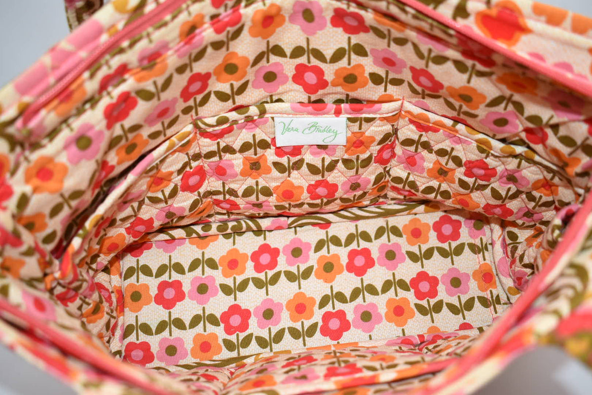 Vera Bradley Mandy Shoulder Tote Bag in "Folkloric" Pattern