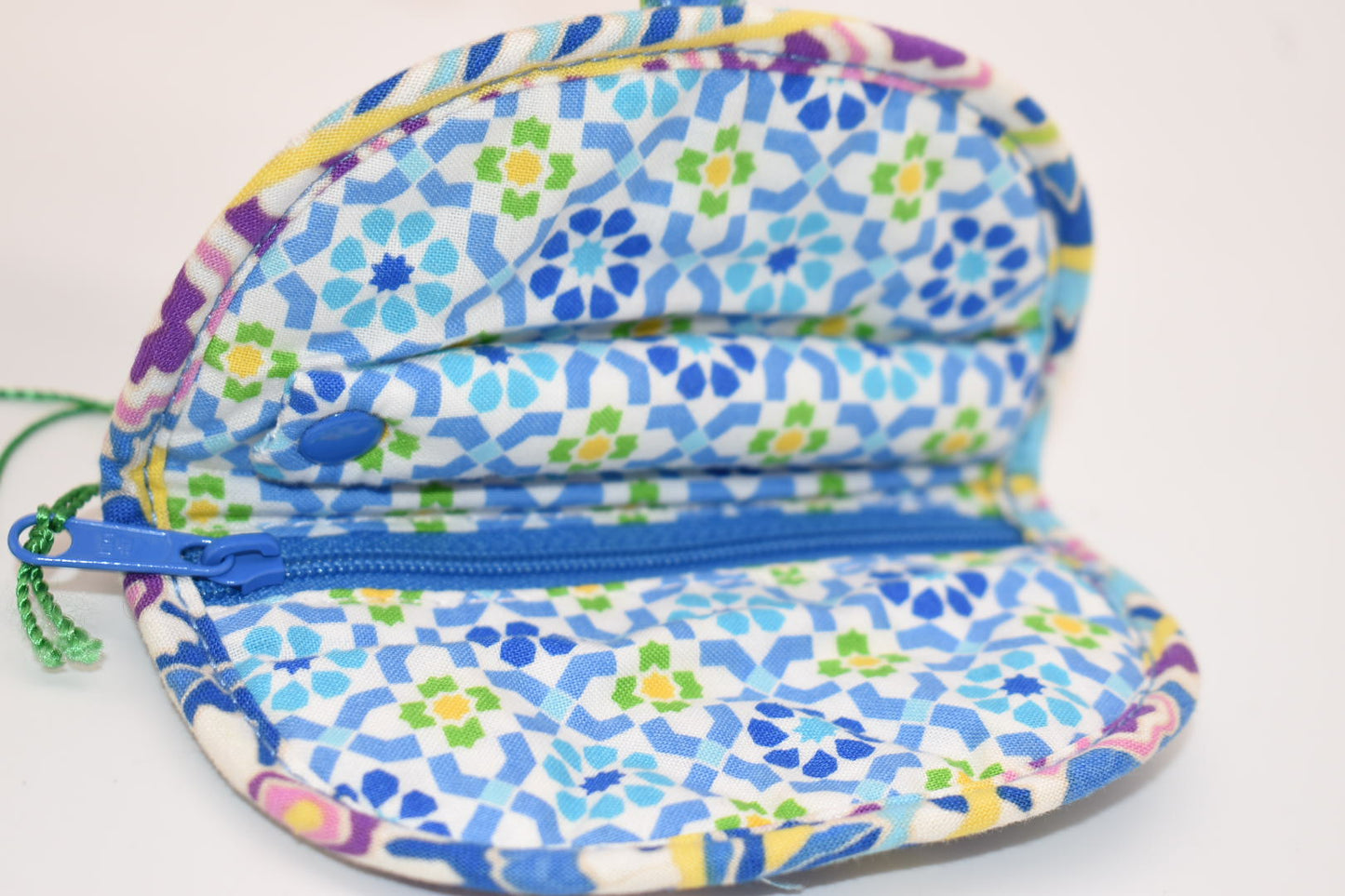 Vera Bradley Mini Jewelry Roll Pouch in "Capri Blue" Pattern